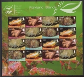 2013 Falkland Islands Shallow Marine Surveys Group  SG.1268a-71a sheetlet. fine used.