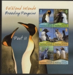 2010 Falkland Islands  MS.1180  Breeding Penguins (2nd Series). mini sheet. fine used.