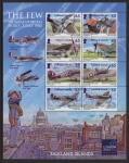 2010 Falkland Islands SG.1161-8 London Festival of Stamps. sheetlet. fine used.