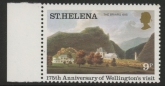 1980 St. Helena SG.367w 9p Wmk Crown to right of CA U/M (MNH)