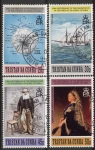 1996 Tristan Da Cunha. SG.606-9 Centenary of Presentation of Queen Victoria Portrait. set of 4 values Used