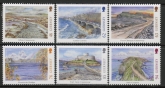 2018 Guernsey SG.1726-31 Europa - Bridges Set of 6 Values U/M (MNH)