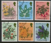 1994 Falkland Islands. SG.727-32  Flowering Shrubs. Set 6 values Used