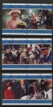 1997 Falkland Islands. SG.785-90 Golden Wedding of Queen Elizabeth & Prince Philip. set 6 values. fine used (CTO)