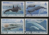 1996 British Antarctic. SG.265-8 Whales. set 4 values  Fine Used