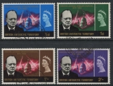 1966 British Antarctic. SG.16-19 Churchill Set of 4 values Fine Used