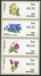2010 ireland M5-8 Wild Flowers Set of 4 values U/M (MNH)