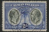 1932 Cayman Islands SG.93 2s King William IV & KGV Used