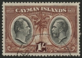 1932 Cayman Islands SG.92 1s King William IV & KGV Used