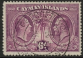 1932 Cayman Islands SG.91 6d King William IV & KGV Used