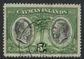 1932 Cayman Islands SG.94 5s King William IV & KGV Used