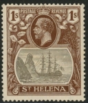 1922  St. Helena  SG.106 1s grey & brown Unmounted Mint