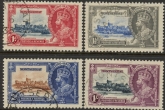 1935 Monserrat SG.94-7 Silver Jubilee Set of 4 values Used