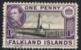 1941  Falkland Islands. SG.148 1d black & violet.  fine used