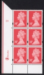 Y1678 (U230A)  14p rose-red 2B DLR Cyl. D1 no dot  blue fluor perf RE PVA cream. U/M (MNH)