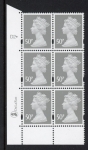 Y1727 (U439) 50p grey DLR Cyld. D2 dot  phos D1 blue fluor U/M (MNH)
