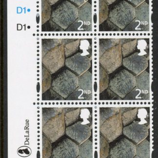 NI122  2nd  basalt. Cyld. D1x4  dot  phos. D1  printed by DLR U/M (MNH)