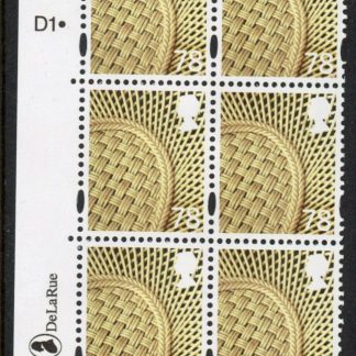 NI128  78p vase. Cyld. D1D1D1  dot phos D1.   printed by DLR U/M (MNH)
