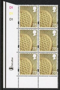 NI128 78p vase. Cyld. D1D1D1 phos D1. printed by DLR U/M (MNH)