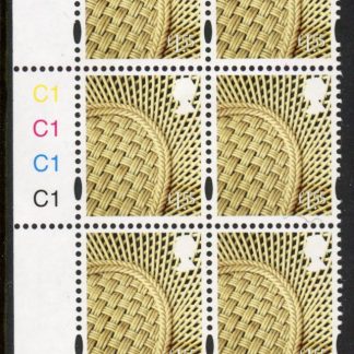 NI167  £1.55 vase. (new font) Cyld. C1x4   blue fluor R1 C3  printed by Cartor U/M (MNH)