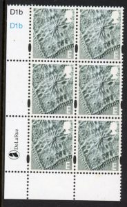 NI96 'E' Linen Cyld. D1b D1b phos. D1b printed by DLR U/M (MNH)
