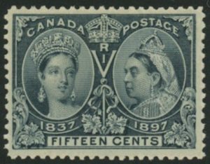 1897 Canada SG.132 15c slate U/M (MNH)