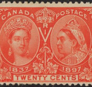 1897 Canada SG.133 20c vermilion unmounted mint.