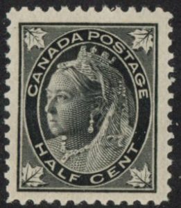 1897 Canada SG.142  ½c black unmounted mint