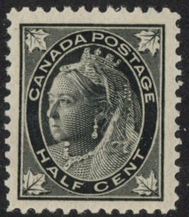1897 Canada SG.142  ½c black unmounted mint