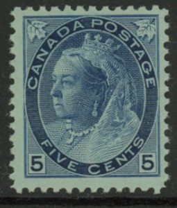 1898 Canada SG.157 5c  slate blue/bluish. U/M (MNH)