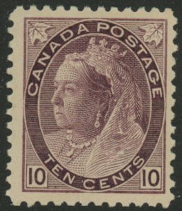 1898 Canada SG.164 10c  deep brownish purple. U/M (MNH)
