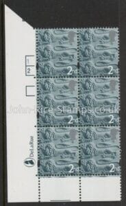 EN1  2nd Lions CB    cyld. 1 no dot 2 no dot Phos 50 DLR U/M (MNH)