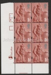 EN2  1st Lion 2B    cyld. 1 no dot 4 no dot Phos 49 DLR U/M (MNH)