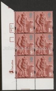 EN2  1st Lion 2B    cyld. 3 no dot 3 no dot Phos 51 no dot DLR U/M (MNH)