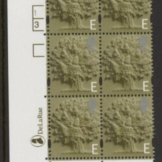 EN3  'E' Oak 2B    cyld. 1 no dot 3 no dot Phos 49 no dot DLR U/M (MNH)