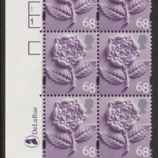 EN5  68p rose 2B    cyld. 1 no dot 1 no dot Phos 49 no dot DLR U/M (MNH)