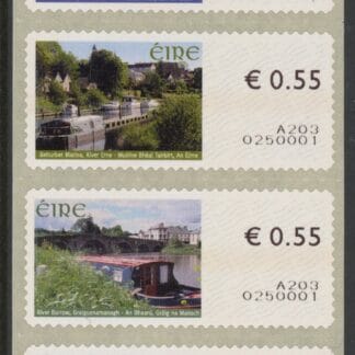 2008 Ireland M1-4 Inland Waterways Set of 4 values S/A