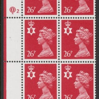 NI60a Northern Ireland  26p  phos.  Type 2   Cyld. Q2  Questa U/M (MNH)