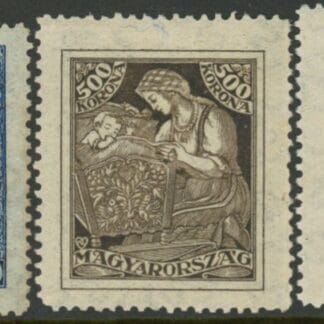 1924 Hungary SG.437-9 Tuberculosis Relief Fund Set of 3 values U/M (MNH) (Cat.£24.00)