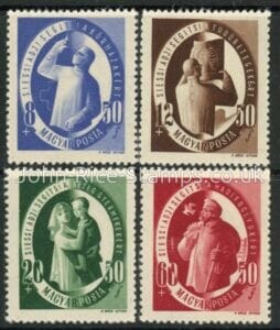 1947 Hungary SG.1005-8 Welfare Organisation Set of 4 values mounted mint