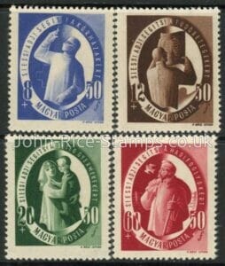 1947 Hungary SG.1005-8 Welfare Organisation Set of 4 values U/M (MNH)