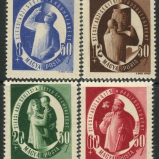 1947 Hungary SG.1005-8 Welfare Organisation Set of 4 values U/M (MNH)