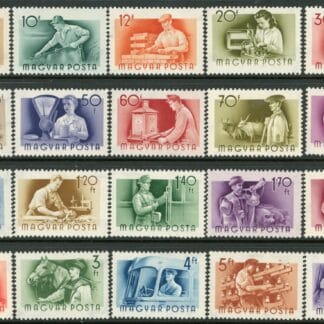1955 Hungary SG.1414-33 Workers Set of 20 values U/M (MNH)