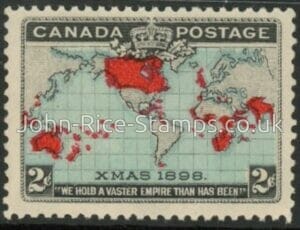 1898 Canada SG.167 Imperial Penny Postage. 2c Greenish-blue U/M (MNH)