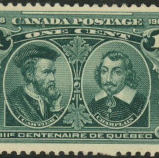 1908  Canada  SG.189  1c blue-green. Quebec Centenary. U/M (MNH).