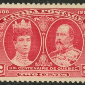 1908  Canada  SG.190  2c carmine. Quebec Centenary. U/M (MNH)