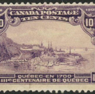 1908  Canada  SG.193  10c violet. Quebec Centenary. U/M (MNH).