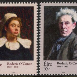 2010 Ireland SG.2009-10 150th Birth Anniversary of Roderic O'Connor Set of 2 values U/M (MNH)
