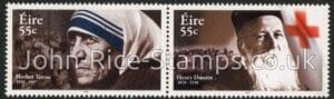 2010 Ireland SG.2011-2 International Humanitarians Set of 2 values U/M (MNH)