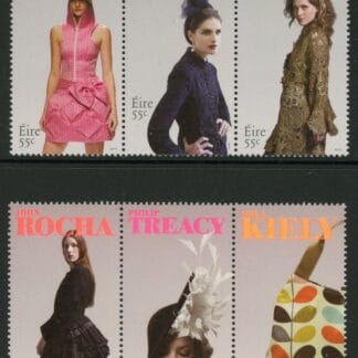 2010 Ireland SG.2013-8 Irish Fashion Designs Set of 6 values U/M (MNH)